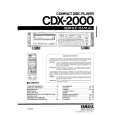 YAMAHA CDX2000 Manual de Servicio