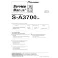 PIONEER S-A3700/XE Manual de Servicio