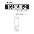 TEAC RCL800 Manual de Usuario