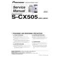 PIONEER S-CX505/XJM/CN5 Manual de Servicio