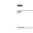ZANUSSI TL442 Manual de Usuario
