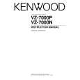KENWOOD VZ-7000N Manual de Usuario