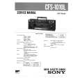 SONY CFS1010L Manual de Servicio