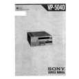 SONY VP-5040 Manual de Servicio