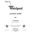 WHIRLPOOL LA5500XKW0 Catálogo de piezas