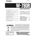 TEAC W780R Manual de Usuario