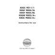 WHIRLPOOL KRSC 9005/A+ Manual de Usuario