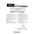 PIONEER CT-W900R Manual de Usuario