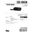 SONY CDX5N65W Manual de Servicio