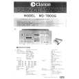 CLARION MD7800G Manual de Servicio