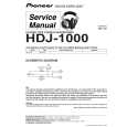 PIONEER HDJ-1000/XCN1/WL5 Manual de Servicio
