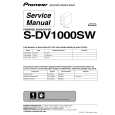 PIONEER SDV1000SW Manual de Servicio