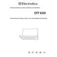 ELECTROLUX EFP6430W Manual de Usuario