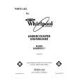WHIRLPOOL DU8500XX1 Catálogo de piezas