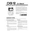 BOSS DB-12 Manual de Usuario