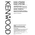 KENWOOD KACPS150 Manual de Usuario