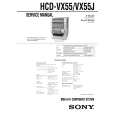 SONY HCD-VX55 Manual de Servicio