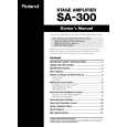 ROLAND SA-300 Manual de Usuario