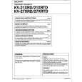SONY KV21XRD Manual de Usuario