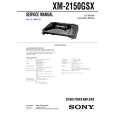 SONY XM2150GSX Manual de Servicio