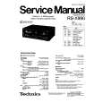 TECHNICS RS-X990 Manual de Servicio