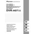 PIONEER DVR-A07XLB/KBXV Manual de Usuario