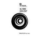 HITACHI IA-1200 Manual de Usuario