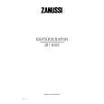 ZANUSSI ZU9155 Manual de Usuario