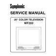 SYMPHONIC WF203 Manual de Servicio