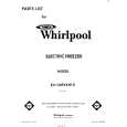 WHIRLPOOL EV130FXKW0 Catálogo de piezas