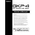 ROLAND GKP-4 Manual de Usuario