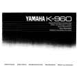 YAMAHA K960 Manual de Usuario