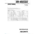 SONY XM405EQX2 Manual de Servicio