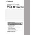 PIONEER VSX-1018AH-K/KUXJ Manual de Usuario
