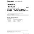 PIONEER GEX-FM903XM-2 Manual de Servicio