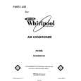 WHIRLPOOL AC0802XS1 Catálogo de piezas