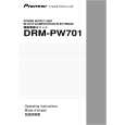 PIONEER DRM-PW701/TUCKFP Manual de Usuario
