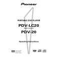 PIONEER PDV-20 Manual de Usuario