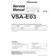 PIONEER VSA-E03/HVXJI Manual de Servicio