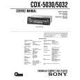 SONY CDX-5030 Manual de Servicio