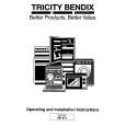 TRICITY BENDIX AW871W Manual de Usuario