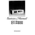 PIONEER CT-F605 Manual de Servicio