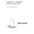 JOHN LEWIS JLBIHD603 Manual de Usuario