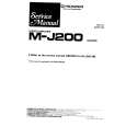 PIONEER M-J200 Manual de Servicio