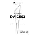 PIONEER DV-C503/RDXQ1/RA Manual de Usuario