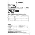 PIONEER PD-103 Manual de Servicio