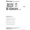 PIONEER S-GX3V/XTM/E Manual de Servicio