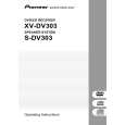 PIONEER XV-DV303/MYXJN Manual de Usuario