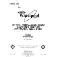 WHIRLPOOL SF330PERW0 Catálogo de piezas