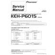 PIONEER KEH-P6015-3 Manual de Servicio